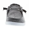 thumbnail image 2 of Hey Dude Womens   Wendy Woven Onyx Casual 10 M Grey, 2 of 5