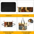 thumbnail image 4 of Colorful Floral Bohemia Outdoor Picnic Blanket, Foldable Waterproof Beach Mat, Portable Beach Blanket for Beach Camping, Hiking, Family Concerts, 4 of 8