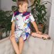thumbnail image 4 of Balery Colorful Bulldog Conjunto de Pijama Infantil de Manga Corta con Estampado – Ropa de Dormir de Algodón Suave-XX-Large, 4 of 6