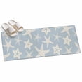 thumbnail image 2 of Hallway Runner Rug 2'x6', Blue Starfish Coastal Kitchen Runner Rugs Non-Slip Carpet Mats, Nautical Summer Ocean Abstract Art Bedside Rugs Runners Washable Floor Carpet for Bathroom Laundry Room, 2 of 8