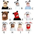 thumbnail image 4 of Balaclava Wind-Resistant Winter Fuzzy Plush Ski Face Mask for Adult Kids Warm Face Cover Cute Animal Ears Hat Cap Scarf, 4 of 19
