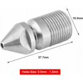 thumbnail image 2 of Boquilla de limpieza BSP de 3/8'' para lanzas de lavado a presión de acero inoxidable 304, 2 of 5