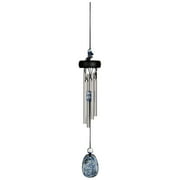 Woodstock Windchimes Precious Stones Chimes Lapis, Wind Chimes For Outside, Wind Chimes For Garden, Patio, and Outdoor Décor, 12"L