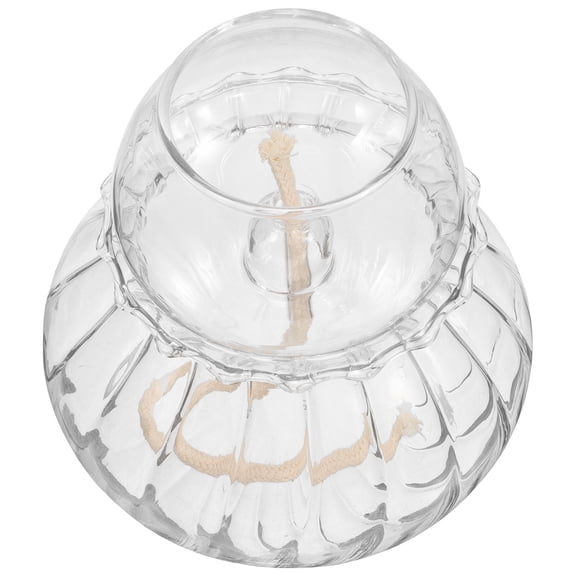 GOOHOCHY Kerosene Lamp Vintage Oil Lamp Glass Kerosene Lamp Oil Lamp No Lamp Oil