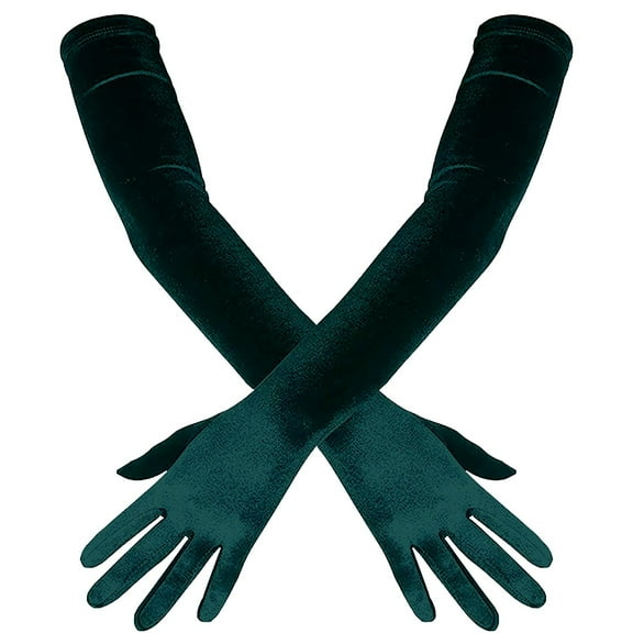 Reusable Gloves Opera Dance Finger 1920s Bridal Long Length Gloves Satin Women's Gloves Gloves