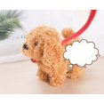 thumbnail image 2 of Cachorro de juguete de peluche, perro electrónico interactivo para mascotas: caminar, ladrar, menear la cola, estirar el animal de compañía para niños Sincero Electrónica, 2 of 5