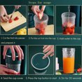 thumbnail image 2 of USB charging portable simple blender mini juicer multifunctional USB charging juice cup fruit electric juice mixing cup, 2 of 7
