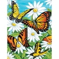 thumbnail image 1 of Pintura de diamante (DE6645) mariposa Pared de diamantes de imitación redonda completa 40x50cm Hugtrwg Para estrenar, 1 of 1