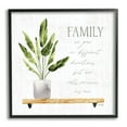 thumbnail image 2 of Stupell Industries Family Grows Different But Roots Remain Quote Green Plant, 17 x 17, Design by Marla Rae, 2 of 5