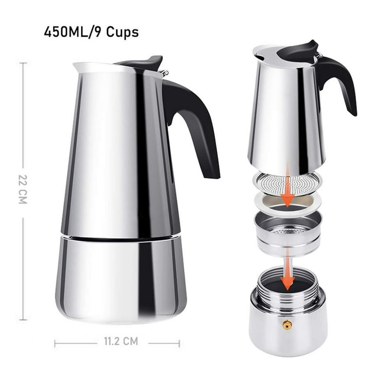 Classical Design Eco-Friendly Colorful Aluminum Espresso Camping Coffee Pot  Coffee Maker - China Kitchen Gadget and Coffee Machine price