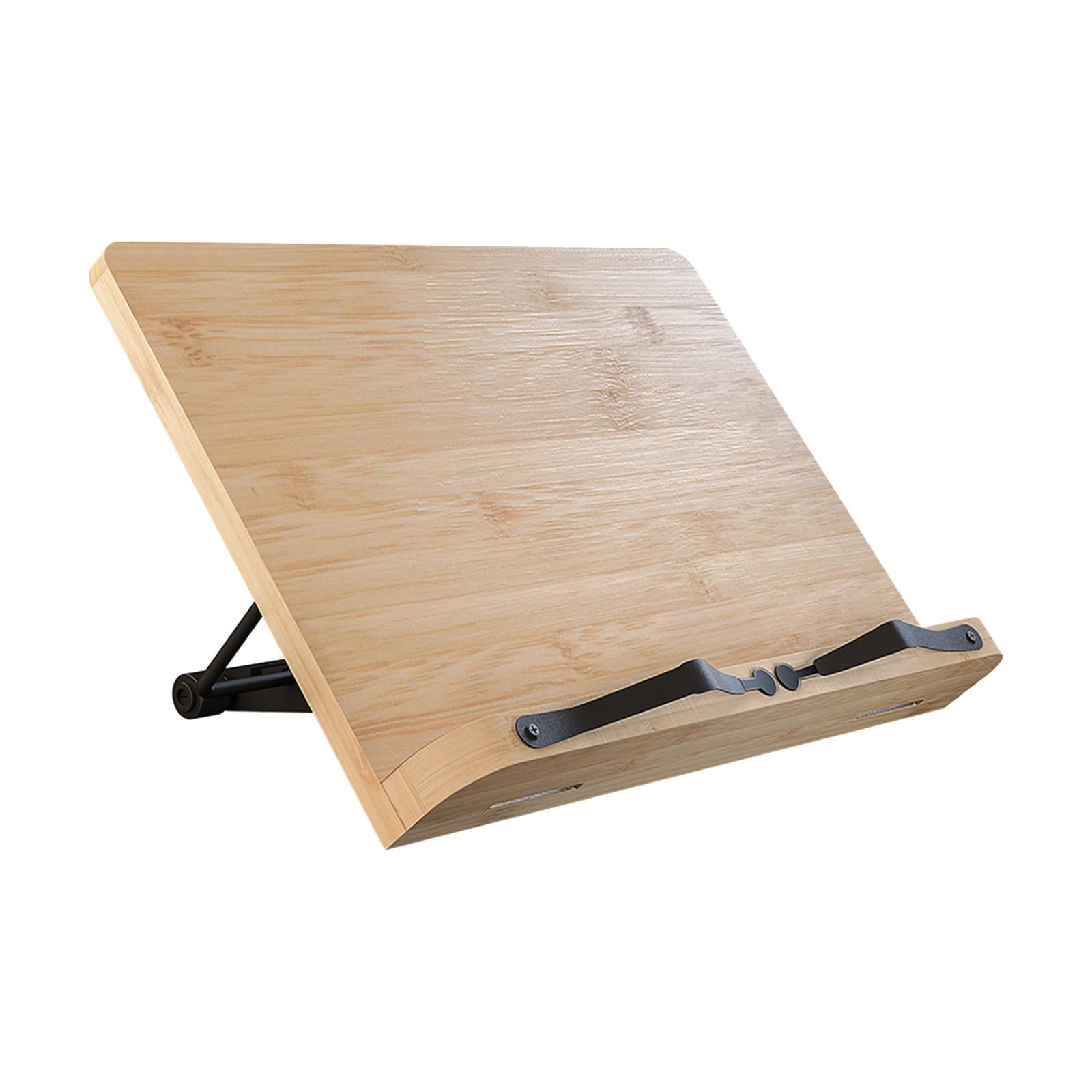 TILISMA Handmade Wooden Book Stand - Cookbook & Tablet Holder - TILISMA