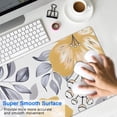 thumbnail image 4 of Long Mouse Pads for Desk,Pioneer Flower Floral Print Pattern Desk Mats on Top Of Desks, Desk Mouse Pad Extra Large with 3mm Non-Slip Base and Stitched Edge for Gaming,Office,Work,Home 31.5"x11.8", 4 of 6