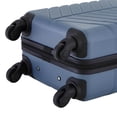 thumbnail image 3 of Wrangler 20-inch Carry-On Rolling Hard Side Spinner Luggage, Blue, 3 of 8
