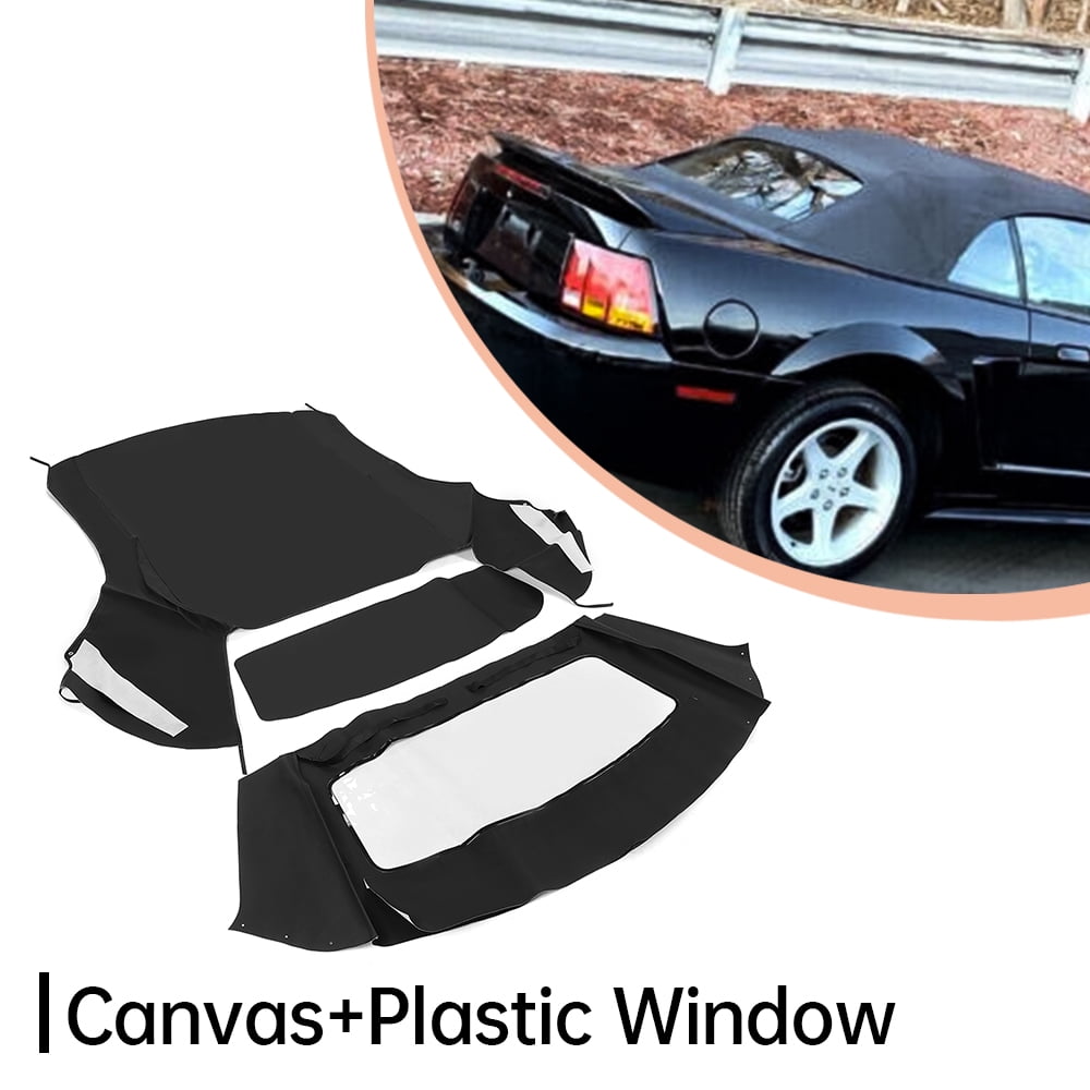 Kojem Soft top W/window Black Sailcloth for Ford Mustang