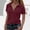 Wine, variant on Women Summer Tops 2025 V Neck T Shirts for Women Cotton Blouses for Women Casual Summer Short Sleeve Tunic Tops for Women Loose Fit Dressy my recent orders