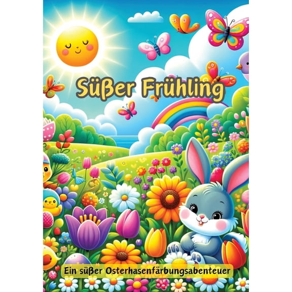SüÃer Frühling: Ein süÃer Osterhasenfärbungsabenteuer, (Paperback)