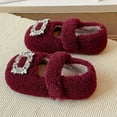 thumbnail image 5 of Kureaily Girls Lined Slippers Soft Sole Indoor Outdoor Cozy Warm Shoes For Toddler Little Kid Big Youth 9.5-10 Years, 5 of 5