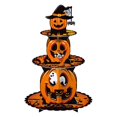 thumbnail image 2 of Halloween Decor - Decorate The Tray - Cake Tray Stickers - Halloween Cupcake Stand 3 Tier Halloween Cupcake Stand Decoration Pumpkin Cardboard Stand for Halloween Trick Or Birthday Party Decor, 2 of 6