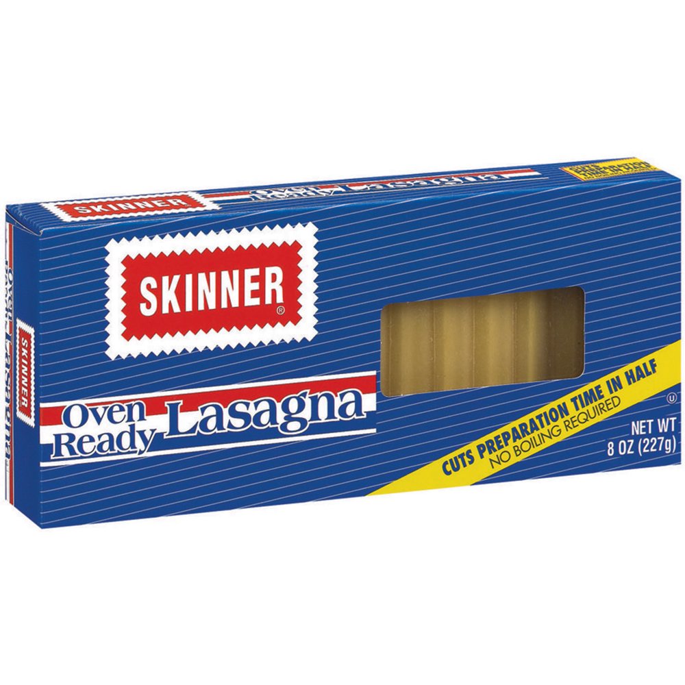 Skinner Oven Ready Lasagna 8 Oz Box