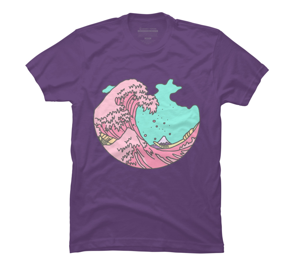 Pastel purple graphic tee Clearance