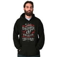 thumbnail image 5 of Indiana the Crossroads Of America Hoodie Sweatshirt Women Men Brisco Brands S, 5 of 6