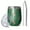 Green Striped Footballs, variant on 12oz Stemless Wine Tumblers Green Striped Footballs Pattern Vacuum Insulated Stainless Steel Travel Tumbler Cups Mug with Lid and Straw for Champaign,Cocktail,Beer with Cleaning Brush