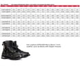 thumbnail image 3 of Hot Leathers BTM1009 7 in. Men Leather Lace Up Boots with Zipper Closure - Black, 3 of 10