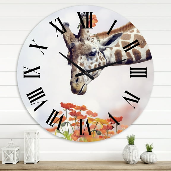 Designart 1 in Farmhouse Wall Clock