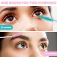 thumbnail image 5 of GIRACOA 200 PCS Disposable Eyelash and Eyebrow Brushes, Crystal Lash Brush, 5 of 7