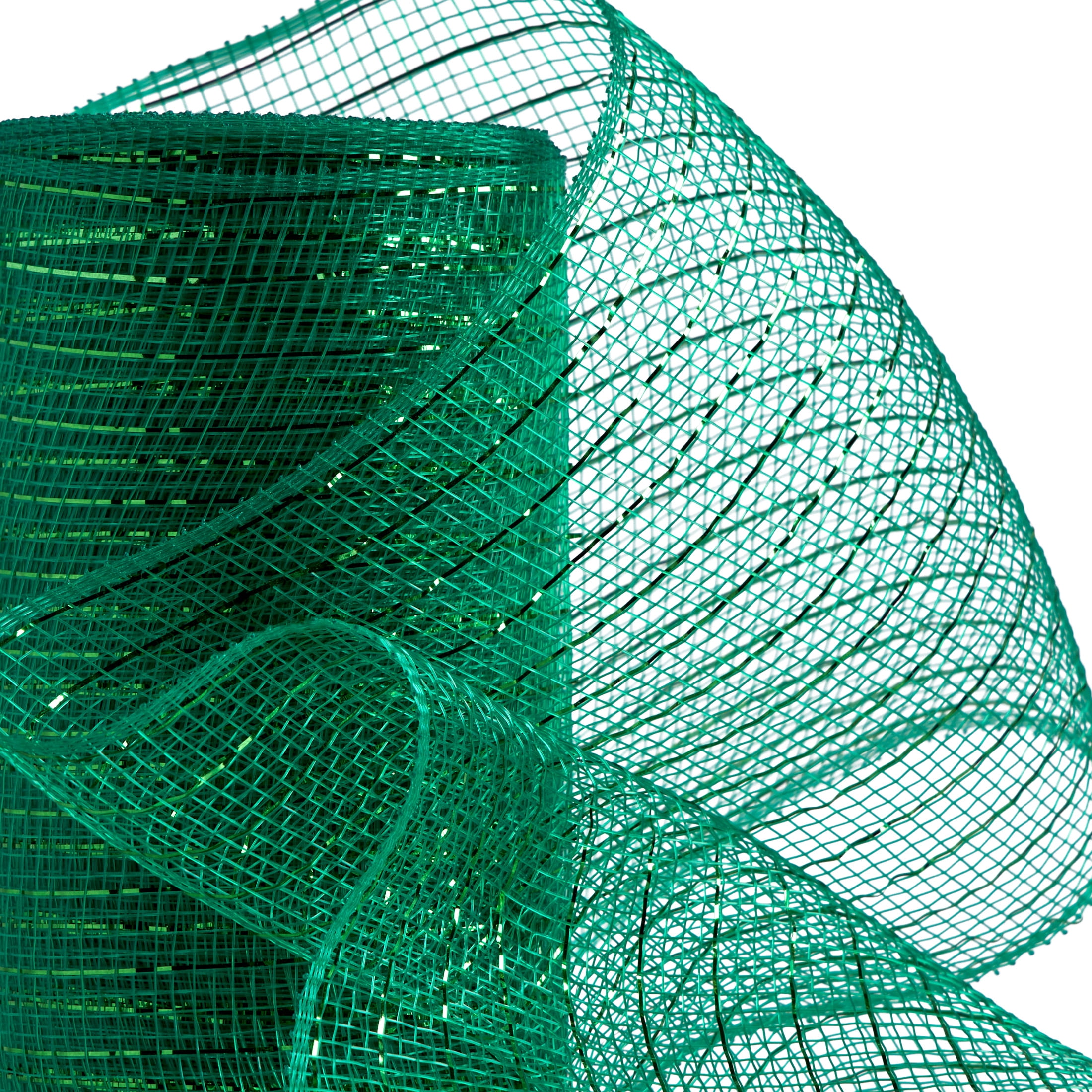 Simplicity mesh emerald 5.5in 10 yard, prefect for wreaths and decorating