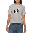 thumbnail image 3 of Big Size Chess Piece Graphic Design Deluxe Jersey T-Shirt - Heather Grey XL, 3 of 4