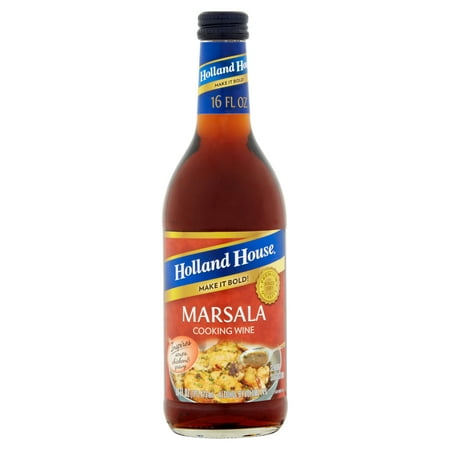 Holland House Cooking Wine Marsala, 16.0 FL OZ (Best Marsala For Cooking)