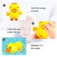 thumbnail image 4 of Juguetes de baño para bebés pequeños, 4 piezas de juguetes de baño de animales de pato, juguetes de cuerda para niños y niñas, flotante Sincero  Hogar, 4 of 5