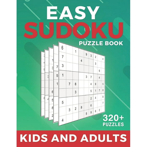 sudoku very easy to hard easy suduko puzzle book for kids and adults 320 easy sudoku