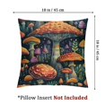 thumbnail image 4 of Ullo0ord Flowers Throw Pillow Cover, Decorative Pillow Covers Inch, Square Cushion Case for Couch Sofa Living Room Bed 20x20in, 4 of 7