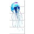 thumbnail image 2 of Grande Méduse Bleu Clair - Impression sur Toile d'Art Animalier, 2 of 3