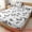 White 39.0"x74.8", variant on Unique Bargains Fitted Sheet Butterfly Pattern Microfiber Bed Sheets White 39.0"x74.8"