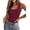 Burgundy, variant on Zeagoo Women's Double Lined Square Neck Tank Top Sleeveless Basic Crop Tops Trendy Y2K Going Out Tops