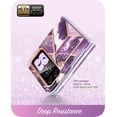 thumbnail image 5 of i-Blason Cosmo Series Case for Samsung Galaxy Z Flip 3 5G (2021), Slim Stylish Protective Bumper Case Without Built-in Screen Protector (Ameth), 5 of 9