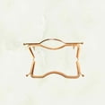 thumbnail image 5 of KAKOWELY Purse Frame 27cm Concave Waist Embossed Lip Shape Hand Tote Handbag Iron Purse Frame Coin Bag Decorative Kiss Clasp Lock for Bag Making DIY Craft (Golden), 5 of 5
