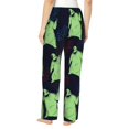 thumbnail image 3 of Oogie Boogie Women's Pajama Pants, Ultra-soft Comfortable Casual Lounge Pants, Graphic Printed Sleep Bottoms With Drawstring, 3 of 8
