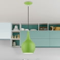 thumbnail image 4 of 49016-78 Livex Lighting Andes - 1 Light Mini Pendant In Urban Style-19.5 Inches Tall and 7.75 Inches Wide-Shiny Apple Green/Polished Chrome Finish, 4 of 11