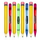 thumbnail image 1 of Juego de globos inflables para lápices de colores para fiestas de regreso a clases, 1 of 7