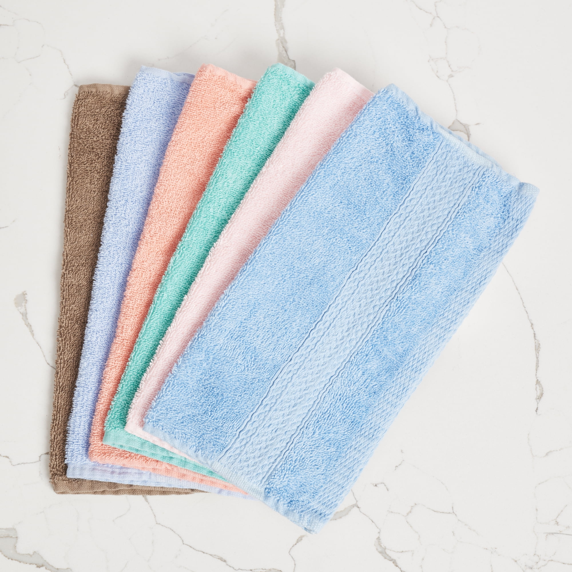 Wovilon Cotton Washcloths for Bathroom Light Soft Absorbent Luxury  Washcloths 75X35cm Shower Towel Hand Towel Face Towel Wash Rag for Washing  