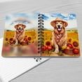 thumbnail image 4 of Vintage Golden Retriever Says Hello Mother's Day Summer Sunflower Field Spiral Bound Journal Goldens Dog Lover Gifts Idea 5x7in Spiral Notebook - 12005, 4 of 5