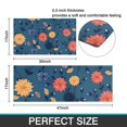 thumbnail image 7 of Pioneer Flower Floral Print Pattern Kitchen Rugs Sets Of 2,Anti Fatigue Kitchen Mat Rugs Non Slip Washable,Decorative Kitchen Floor Mats for Kitchen,Sink,Laundry,17"x30"+17"x47", 7 of 7