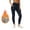 Navy, variant on Miqool Women's Yoga Leggings No See Through Thermal Base Layer Pants Long Underwear Soft Long Johns for Hiking Skiing