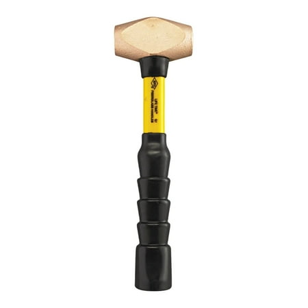 

30-025 Brass Sledge Hammers 2 1/2 lb. SG Grip Handle Yellow