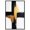 Black Frame, variant on Glimmering Edges I Canvas Gold Leaf Wall Art by Art Remedy, Silver Frame, 36" x 54"