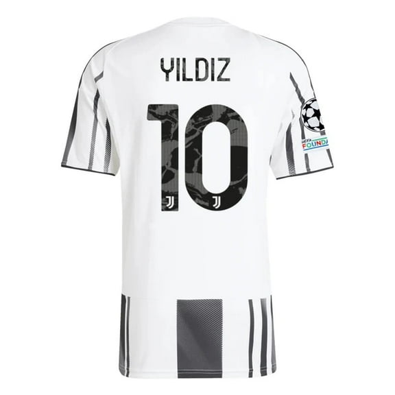 #10 Yildiz Juventus Home Soccer Jersey 25/26